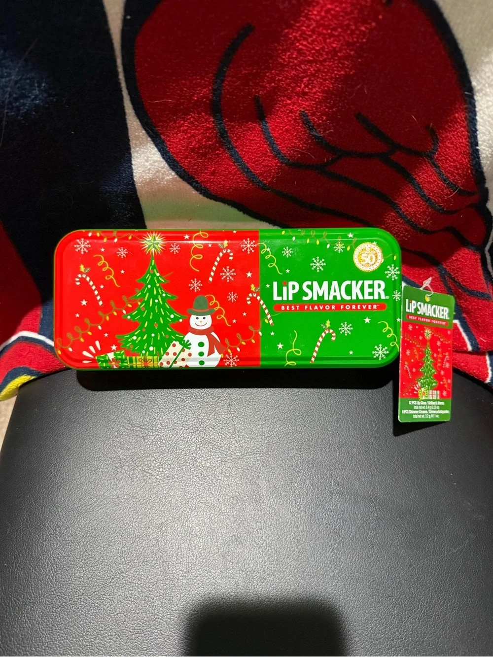 Lip Smacker Kids Holiday Tin - Red & Green